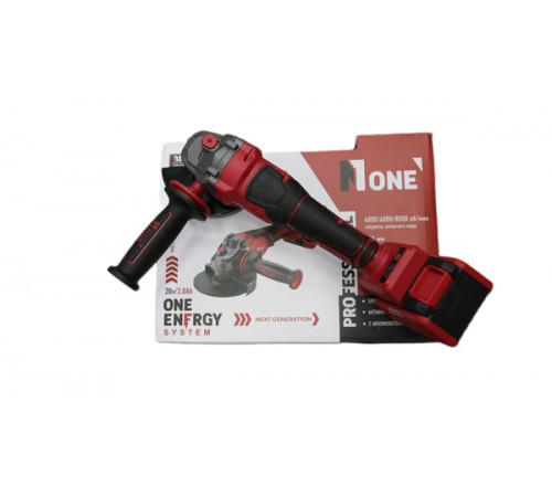 УШМ аккумуляторная бесщеточная NUMBER ONE AG125-18/3.0-PRO-2B