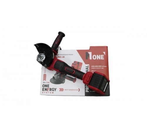УШМ аккумуляторная бесщеточная NUMBER ONE AG125-18/3.0-PRO-2B