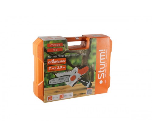 Пила цепная аккумуляторная Sturm! CSC1804