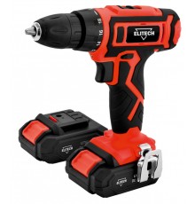 Дрель аккумуляторная Elitech ДМ ДА 162СЛ E2201.016.01