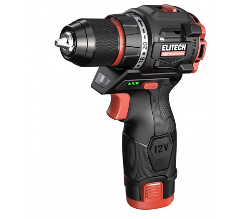 Дрель аккумуляторная ELITECH CD 12L2 E2201.038.01