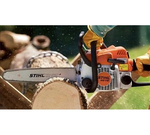 1130-012-3002 STIHL Бензопила MS 170, шина 40 см, 3/8, 1.3, 55