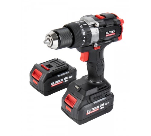 Дрель аккумуляторная ELITECH CD 20BL2 E2201.042.02