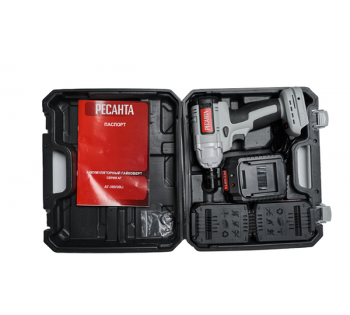 Гайковерт аккумуляторный Ресанта АГ-300/20 Li 75/24/3