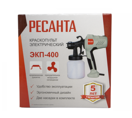 Краскопульт электрический ЭКП-400 Ресанта 75/17/1
