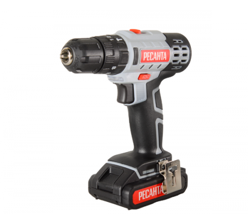 Дрель-шуруповерт аккумуляторная Ресанта ДА-18-2ЛК-У 75/14/6