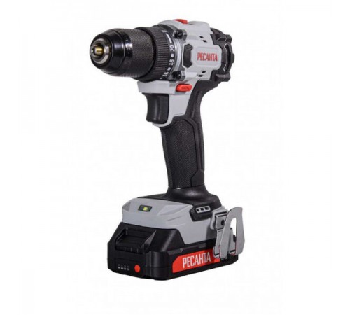 Дрель-шуруповерт аккумуляторная Ресанта ДА-20-2ЛК-БП 75/14/15