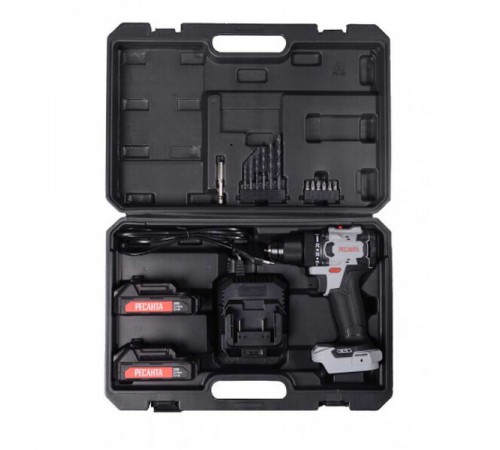 Дрель-шуруповерт аккумуляторная Ресанта ДА-20-2ЛК-БП 75/14/15