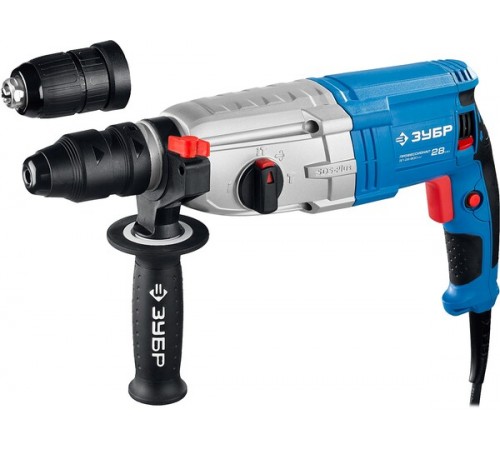 Перфоратор ЗУБР Профессионал SDS Plus+БЗП,  800Вт, 28мм (ЗП-28-800 КМ)