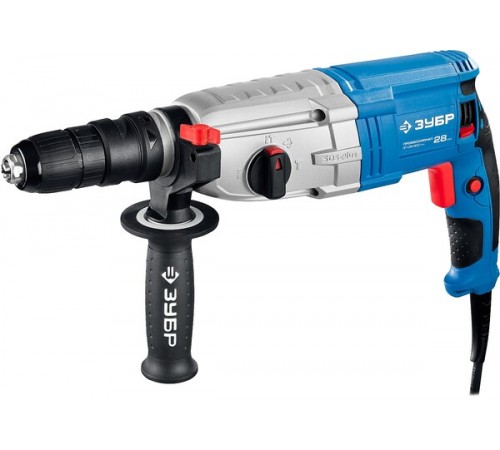 Перфоратор ЗУБР Профессионал SDS Plus+БЗП,  800Вт, 28мм (ЗП-28-800 КМ)