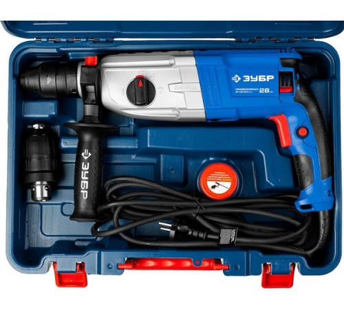 Перфоратор ЗУБР Профессионал SDS Plus+БЗП,  800Вт, 28мм (ЗП-28-800 КМ)