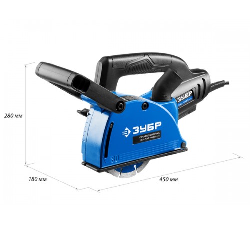 Штроборез ЗУБР ЗШ-П30-1400 ПСТ