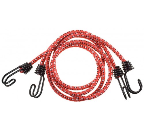 Шнур крепежный STAYER резиновый с двойным стальным крюком 80 см, d 8мм 40506-080