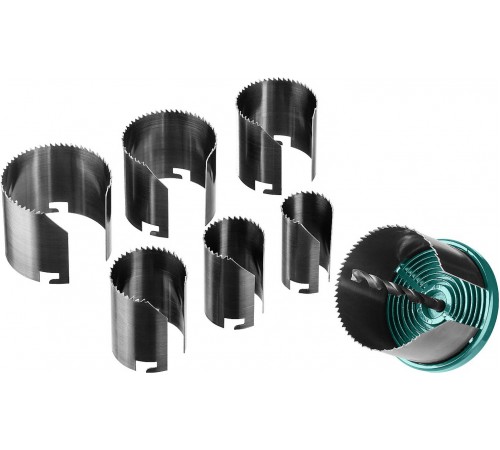 Пила Kraftool кольцевая наборная по дереву 7шт 29580-H7-42