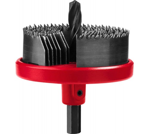 29593-Н7-18 Набор ЗУБР: Пила сегментная наборная по дереву 26-63/18мм, 7 пр.