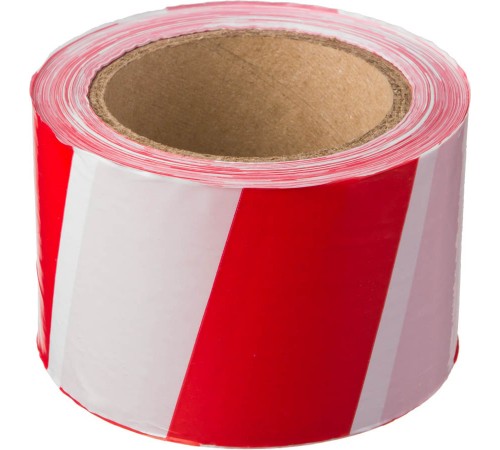 12241-75-150 Сигнальная лента STAYER Master, красно-белый цвет, 75мм х 150м