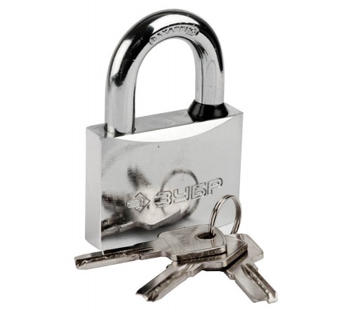 37227-60 Замок ЗУБР ЭКСПЕРТ навесной,стальной корпус,класс.форма,60мм