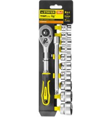 STAYER  RSS 12M, 12 предм., (3/8"), набор торцовых головок (27752-H12)