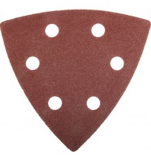 ЗУБР Р120, 6 отверстий, 93 х 93 х 93 мм, 5 шт., треугольник шлифовальный универсальный на велкро основе 35583-120