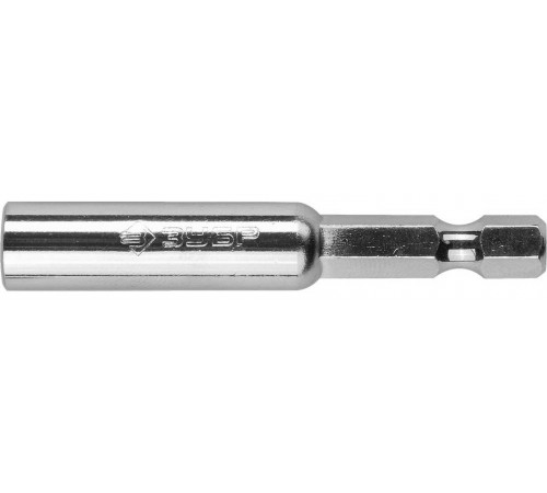 26713-60 Адаптер ЗУБР "Мастер" цельный для бит,60мм