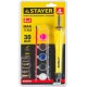 45220 Прибор для выжигания STAYER "MASTER" с набором насадок 7шт и красками