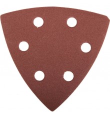 ЗУБР Р320, 6 отверстий, 93 х 93 х 93 мм, 5 шт., треугольник шлифовальный универсальный на велкро основе 35583-320