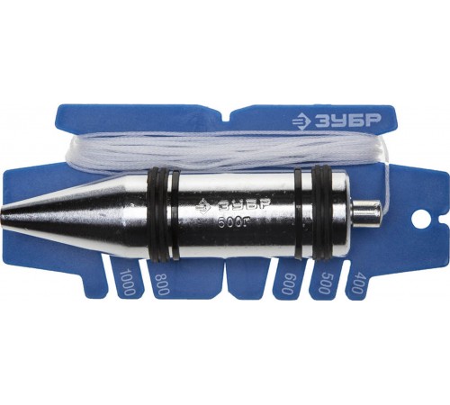 06347-50_z01 Отвес ЗУБР ЭКСПЕРТ строительный со шнуром, 500г