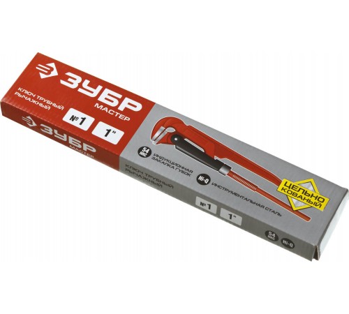 27314-1 Ключ трубный ЗУБР Мастер-90, №1, прямые губки