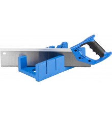 15397 Набор ЗУБР: Стусло пластиковое 105х55мм + пила 350мм