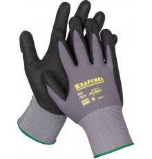 11285-XL Перчатки KRAFTOOL EXPERT со вспененным нитриловым покрытием, размер XL