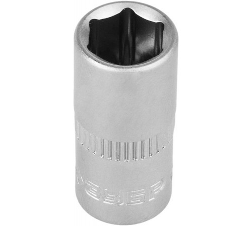 ЗУБР 1/4", 8 мм, Cr-V сталь, хромированная, торцовая головка 27715-08