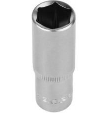 ЗУБР 1/4", 12 мм, Cr-V сталь, хромированная, торцовая головка 27717-12