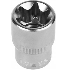 27719-24 Торцовая головка ЗУБР Мастер хроматированное покрытие 1/2, Cr-V, E-TORX, E24