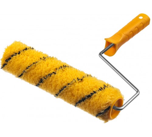 Валик малярный STAYER DUALON 40х240мм, бюгель 6мм, ворс 12мм, полиакрил, все виды ЛКМ 03184-24_z02