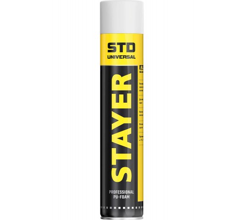 41133 Пена монтажная STAYER STD, адаптерная всесезонная,750мл