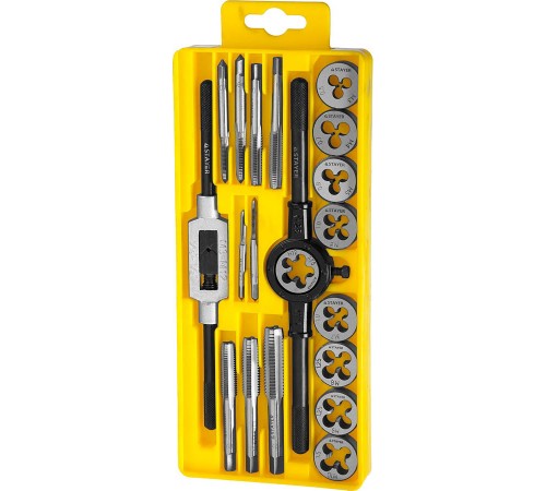 28012-H20 Набор метчиков и плашек STAYER Maxcut 20 предметов