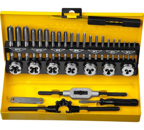 28014-H32 Набор метчиков и плашек STAYER Maxcut 32 предметов