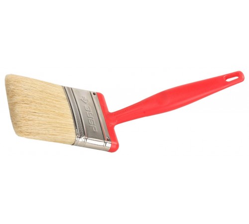 4-01050-038 Кисть плоская ЗУБР БСГ-50, натуральная щетина, пластмассовая ручка, 38 мм