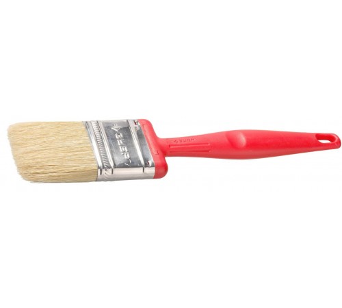 4-01050-075 Кисть плоская ЗУБР БСГ-50, натуральная щетина, пластмассовая ручка, 75 мм