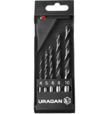 29419-Н5 Набор спиральных сверл по дереву URAGAN 4-5-6-8-10 мм