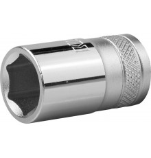 27805-14_z01 Торцовая головка KRAFTOOL INDASTRIE QUALITAT хромосатинированная 1/2, Cr-V, FLANK, 14мм