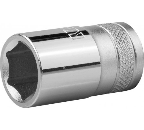 27805-14_z01 Торцовая головка KRAFTOOL INDASTRIE QUALITAT хромосатинированная 1/2, Cr-V, FLANK, 14мм