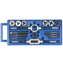 28122-H16 Набор метчиков и плашек ЗУБР в пластиковом боксе 16 предметов сталь 9ХС