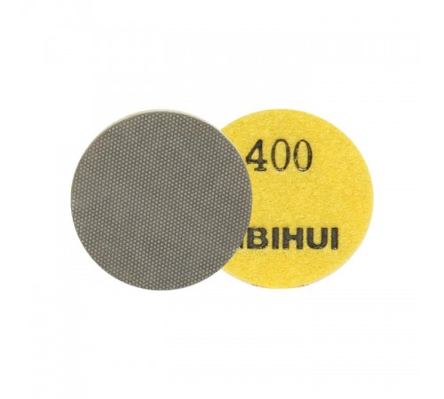 Алмазный гибкий шлифовальный круг BIHUI, #400, 50мм, гальваника, для гравера, арт.AGMEP4