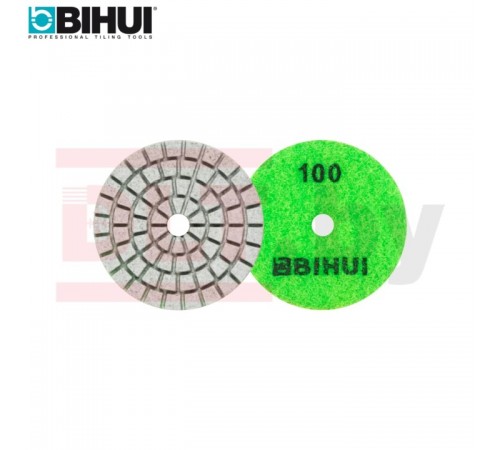 Алмазный гибкий шлифовальный круг для гравера BIHUI #100, 50 мм, для мокрой шлифовки, арт.AGMPW2