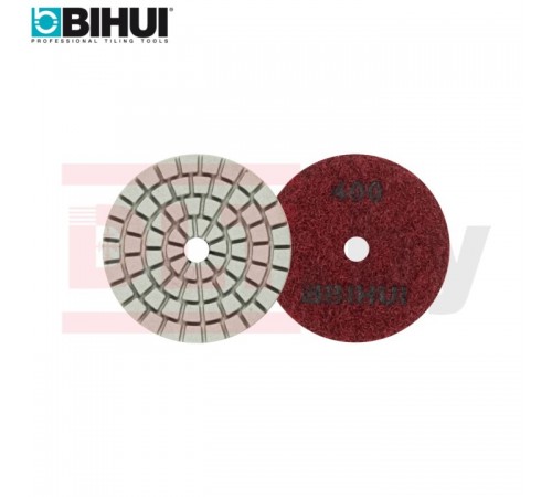 Алмазный гибкий шлифовальный круг для гравера BIHUI #400, 50 мм, для мокрой шлифовки, арт.AGMPW4