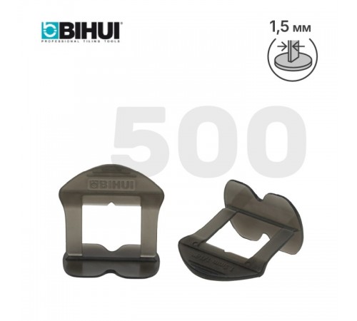 BLS2500 Зажим для системы выравнивания плитки BIHUI 1,5мм, 500шт