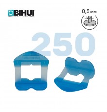 Зажим для системы выравнивания плитки (СВП) BIHUI 0.5 мм, 250 шт. в упак., арт.BLSS250