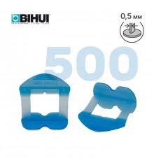 Зажим для системы выравнивания плитки (СВП) BIHUI 0.5 мм, 500 шт. в упак., арт.BLSS500