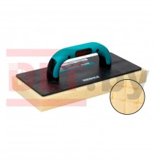 Губка строительная c ручкой для затирки BIHUI 280*140*30мм, сегментированная, арт.CFHSD11